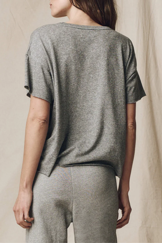The Crop Tee | Heather Grey