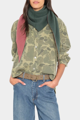 Le Petit Scarf | Rose Meadow Cypress Green