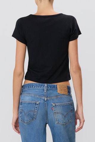 Short Sleeve Baby Tee | Black