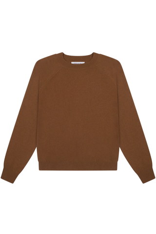 Raglan Cashmere Sweater | Cognac