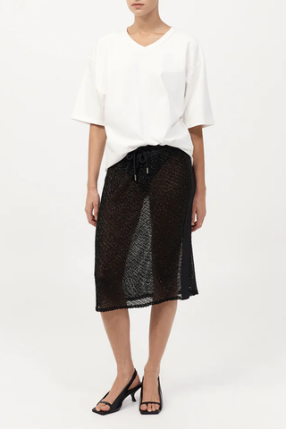 Organic Cotton Match Tee | Off White