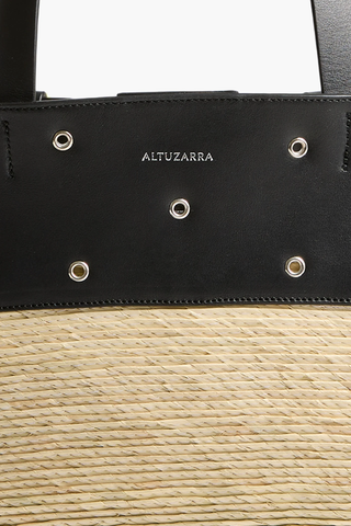 Knot Basket Small | Black/Silver