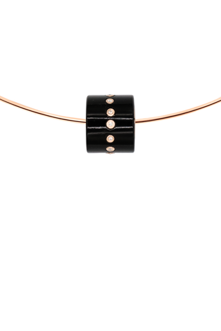 Short Bead with Diamonds | Onyx