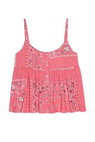 The Nighttime Cami | Pink Bandana Patchwork