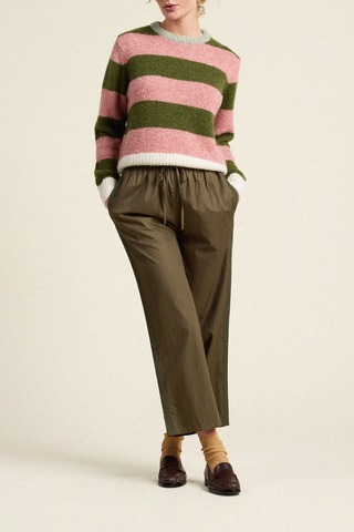 Cleo Sweater | Pink Stripe