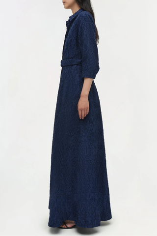 Courtney Belted Gown | Midnight