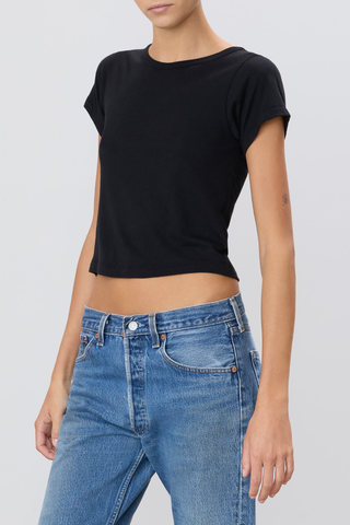 Short Sleeve Baby Tee | Black