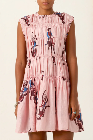 Jule Parisian Pedal Dress | Light Pink