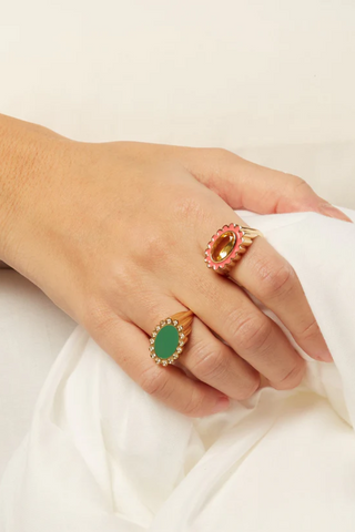 Margarita Brilliante Ring | Green