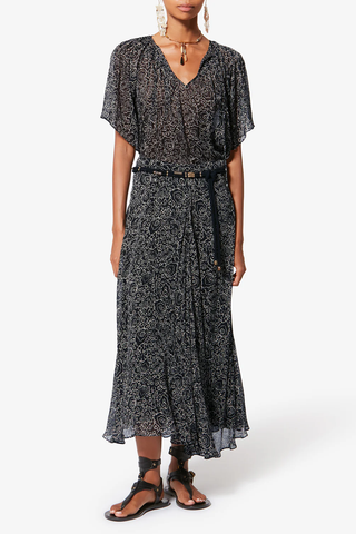 Neslya Top | Black / Ecru