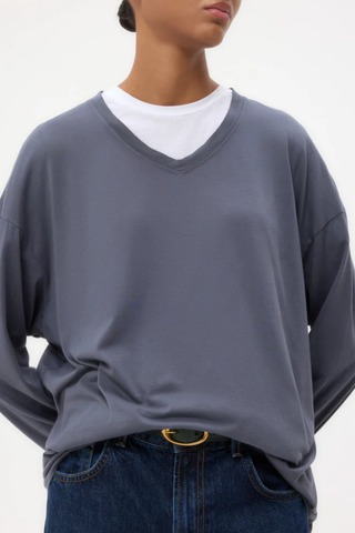 LS High V Shirt | Castle Rock