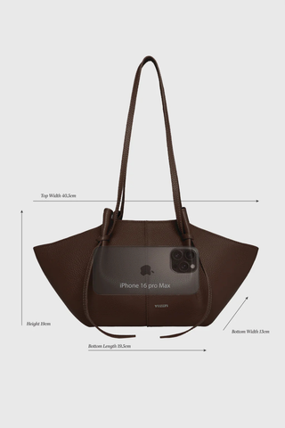 Mochi Leather Handbag | Black