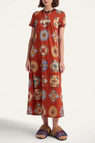 Sporty Swing Dress | Nucleus Rust