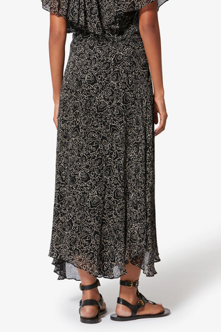 Lycia Skirt | Black / Ecru