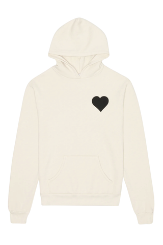 Heart Hoodie | Vintage White