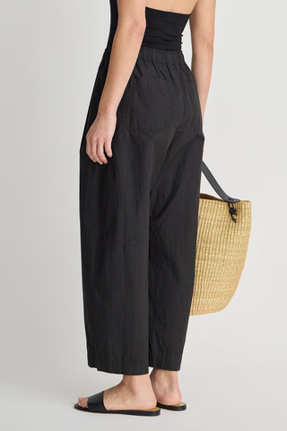 Spa Pleat Pant | Black