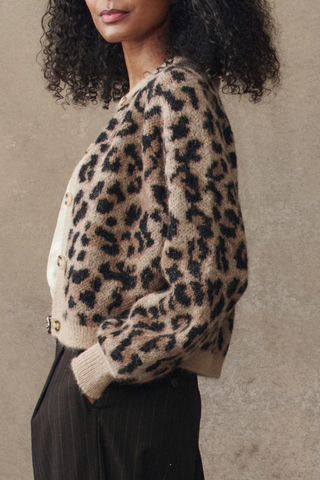 The Windsor Cardigan | Leopard