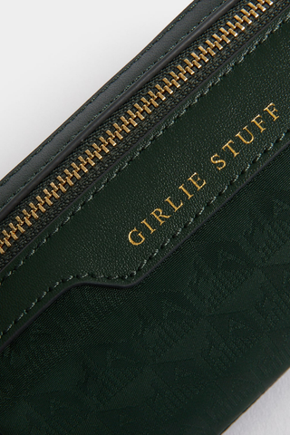 Logo Girlie Stuff Pouch | Dark Holly