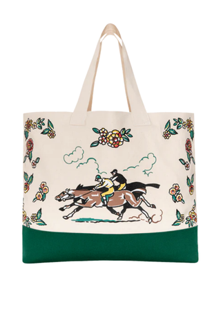 The Derby Tote | Cream