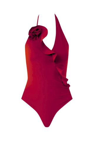 Nori One-Piece Swimsuit | Carmesí