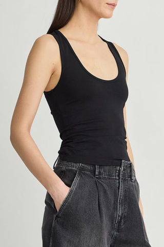Uri Low-Cut Tank | Black