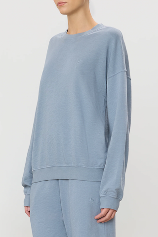 Oversized Crewneck Sweatshirt | Slate