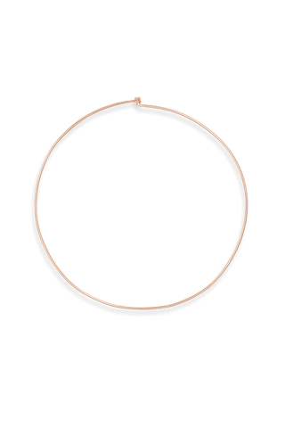 Wave Gold Wire Necklace | 17in