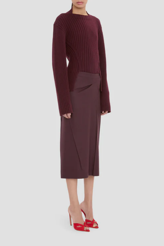 Ribbed Jumper | Acai
