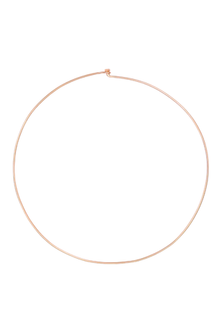Wave Gold Wire Necklace | 16in