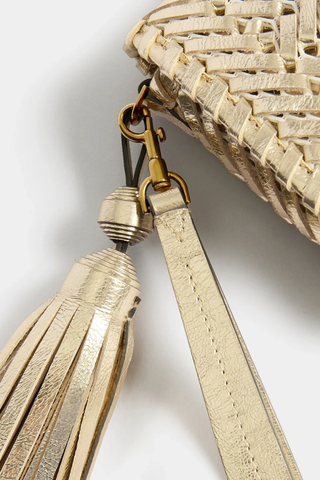 Neeson Tassel Clutch | Platino