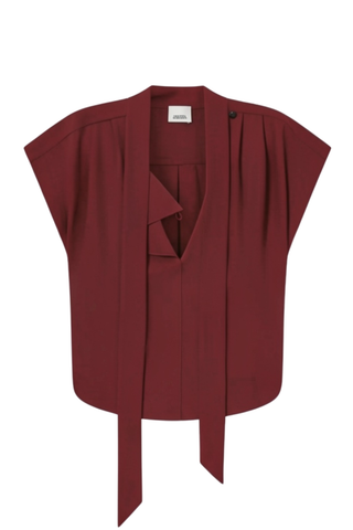Selene Top | Dark Burgundy