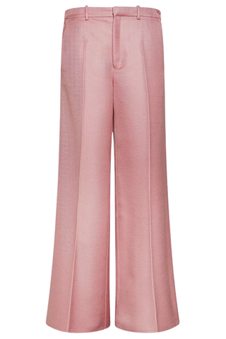 Couture Palazzo Twill Pant | Rose