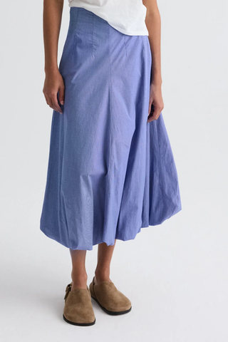 Full Intentions Skirt | White / Navy