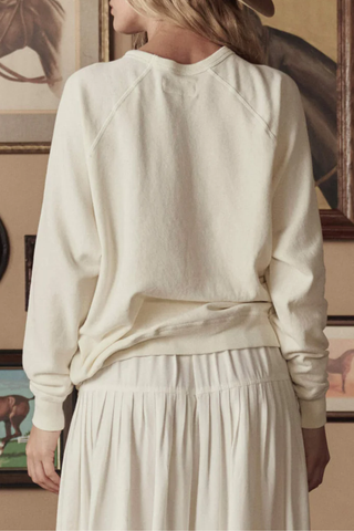 The College Sweatshirt Stetson Graphic | Washed White