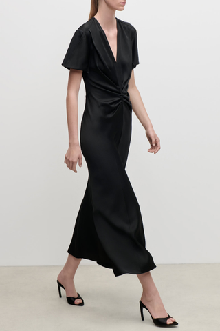 Eve Midi Dress | Black