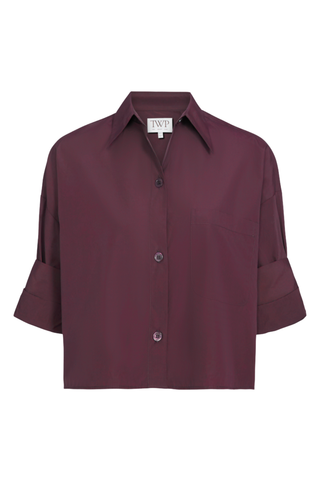 Next Ex Shirt | Mauve Wine