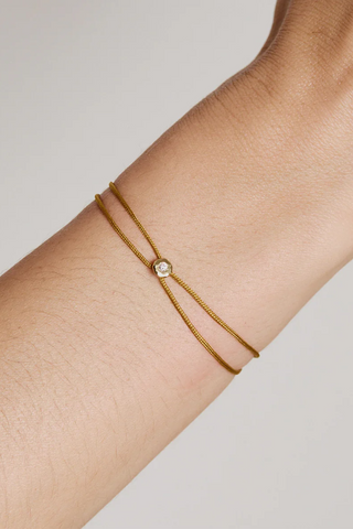 Parachute Nesting Gem Bracelet | Turmeric