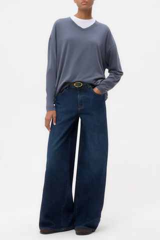 LS High V Shirt | Castle Rock