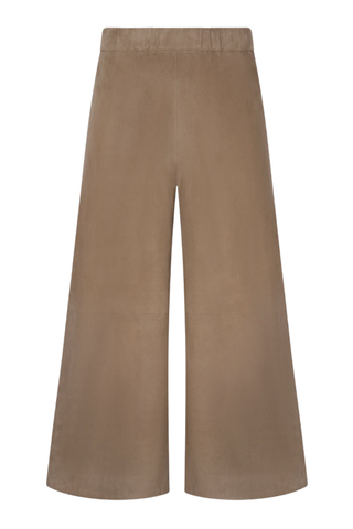 Suede Culottes | Taupe