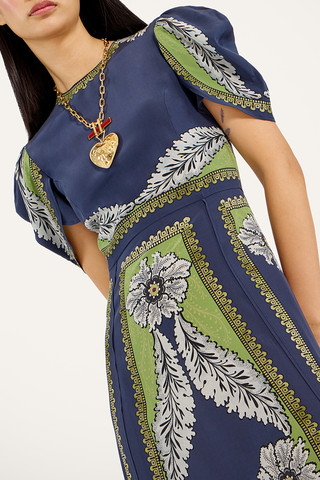 Cherie Scarf Dress | Bounty Placée Navy