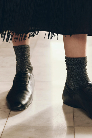 The Lurex Socks | Golden