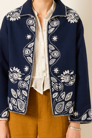Francis Harbor Bandana Jacket | Blue Harbor