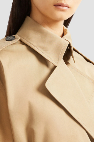 Trench Coat | Brushstroke Rose Camel