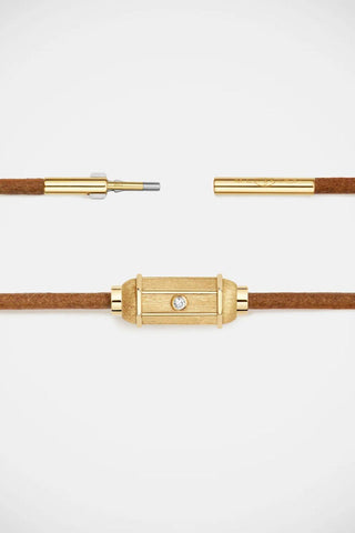 Micro Coco Diamond Locket Lasso Necklace | 39cm