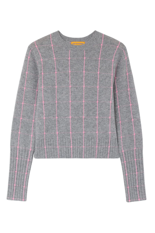 Shrunken Checker Crew | Heather Grey/Sprinkle