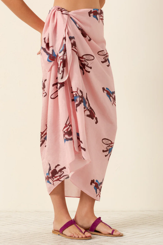 Soraya Parisian Pedal Sarong | Light Pink