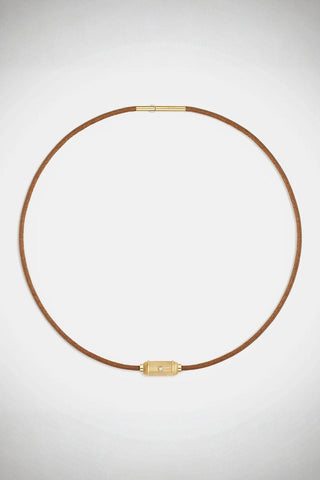 Micro Coco Diamond Locket Lasso Necklace | 39cm