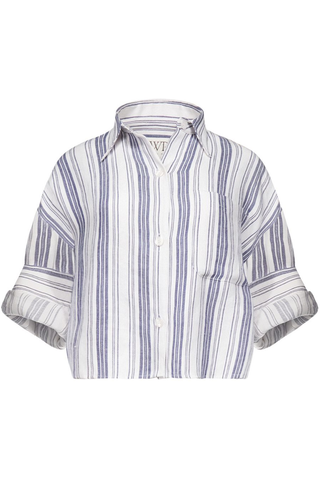 Next Ex Shirt | Ivory / Navy