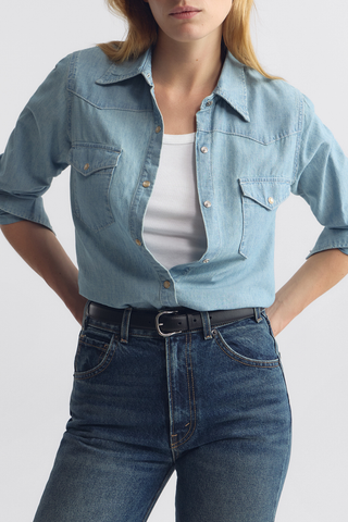 Travis Chambray Shirt | Indigo