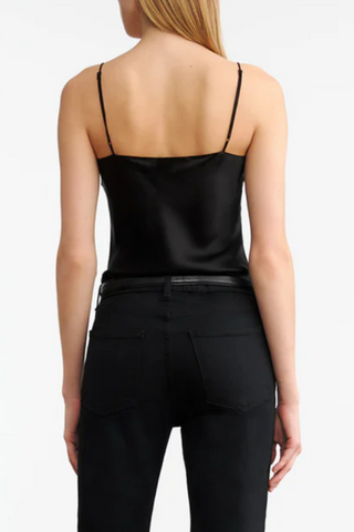 Isabella Silk Cami | Black